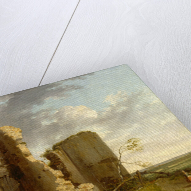 West Gate of Pevensey Castle, Sussex by John Hamilton Mortimer