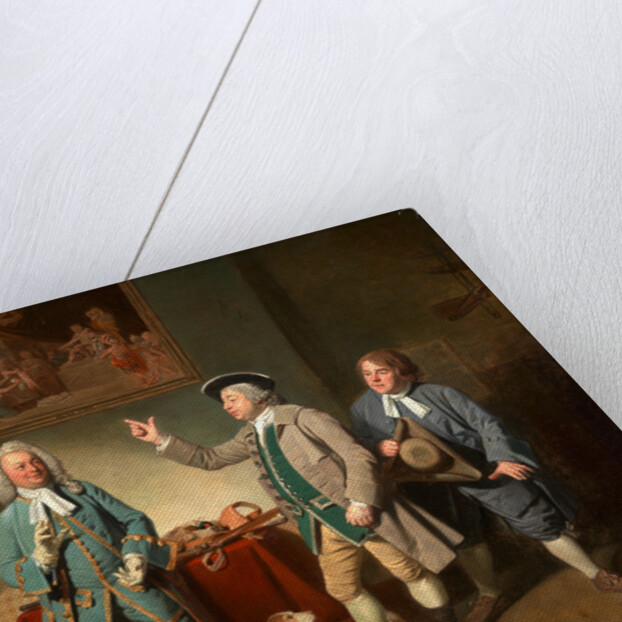 Edward Shuter, John Beard, and John Dunstall in Isaac Bickerton's 'Love in a Village' by Johan Joseph Zoffany
