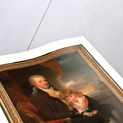 Edward George Lind and His Son, Montague by Sir William Beechey