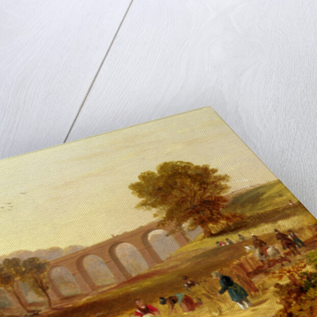 Corby Viaduct, the Newcastle and Carlisle Railway by John Wilson Carmichael