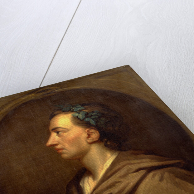Alexander Pope Profile, Crowned with Ivy by Studio of Sir Godfrey Kneller
