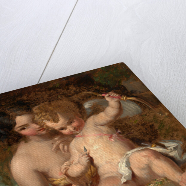Cupid Armed Venus and Cupid by William Hilton