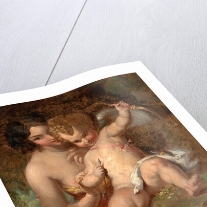 Cupid Armed Venus and Cupid by William Hilton