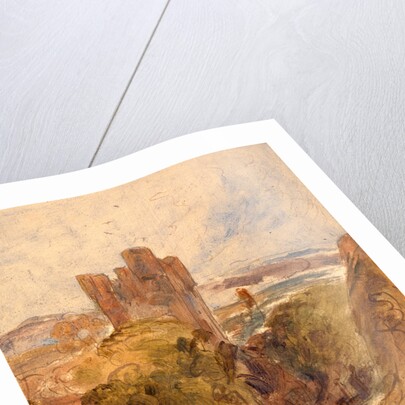 Tantallon Castle (?), a study by Anonymous