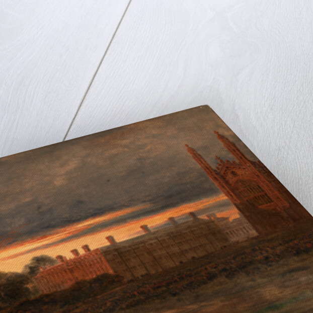 Procession of Boats on the River Cam below Clare College, Cambridge by Richard Banks Harraden
