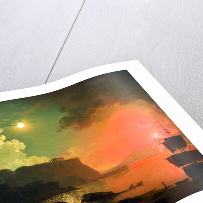 Vesuvius from Posillipo by Joseph Wright of Derby