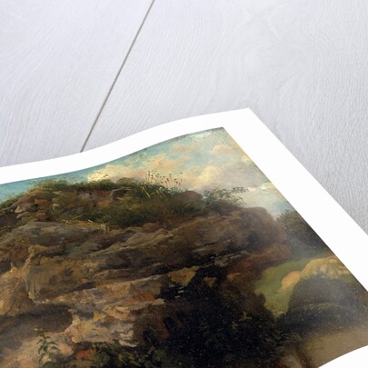 Rocky Hillside by Frederick W. Watts