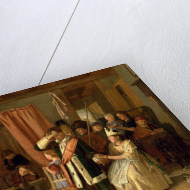 Children Acting the 'Play Scene' from 'Hamlet,' Act II, Scene ii by Charles Hunt