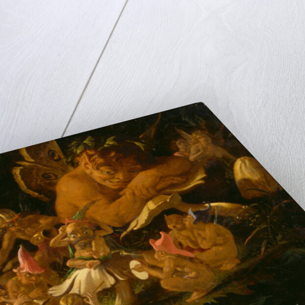 Puck and Fairies, from 'A Midsummer Night's Dream' Elves and Fairies - 'A Midsummer Night's Dream', Act II, Scene II by Joseph Noel Paton