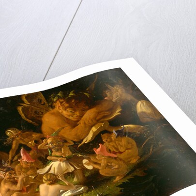 Puck and Fairies, from 'A Midsummer Night's Dream' Elves and Fairies - 'A Midsummer Night's Dream', Act II, Scene II by Joseph Noel Paton