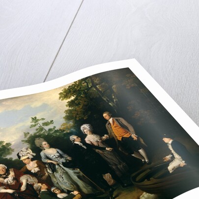 The Oliver and Ward Families by Francis Wheatley