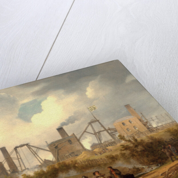 A View of Murton Colliery near Seaham, County Durham by John Wilson Carmichael