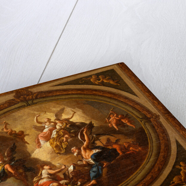 Sketch for an oval ceiling by Louis Laguerre