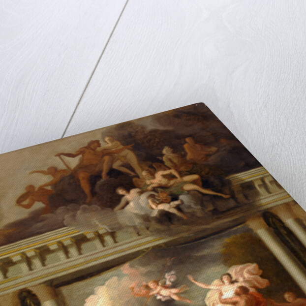 The Rape of Proserpine, design for the staircase of Devonshire House, London by Louis Laguerre