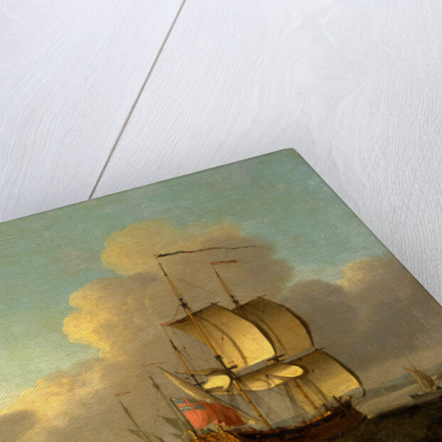 Shipping in the Thames Estuary, Thomas Mellish, ca.1748-1782 by Thomas Mellish