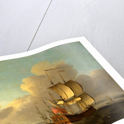 Shipping in the Thames Estuary, Thomas Mellish, ca.1748-1782 by Thomas Mellish