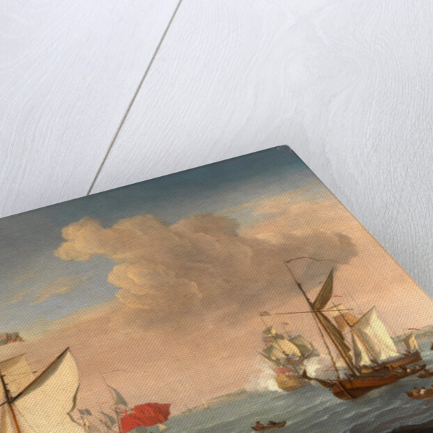 Ships in the Thames Estuary near Sheerness, Isaac Sailmaker, ca. 1633-1721 by Isaac Sailmaker