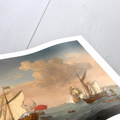 Ships in the Thames Estuary near Sheerness, Isaac Sailmaker, ca. 1633-1721 by Isaac Sailmaker