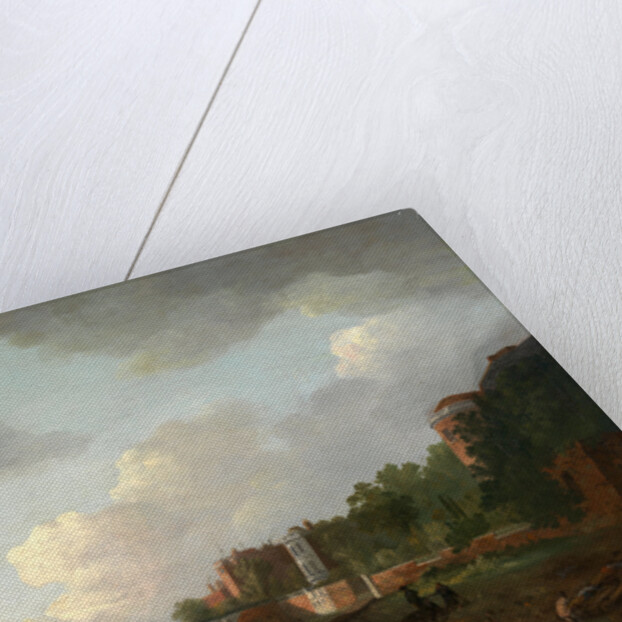 An Imaginary View of Westminster Bridge, London, Adrien Leprieur by Adrien Leprieur