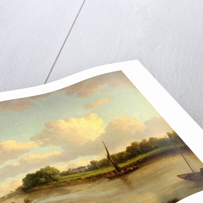 View on the River Thames at Richmond View on the River Thames at Richmond (?), London by William Marlow