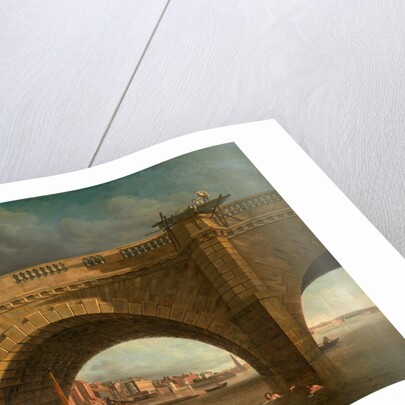 Arches of Westminster Bridge Westminster Bridge, London Samuel Scott, ca. 1702-1772 by Samuel Scott