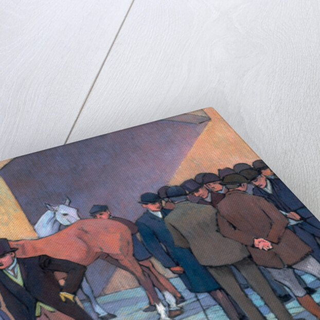 A Morning at Tattersall's by Robert Polhill Bevan
