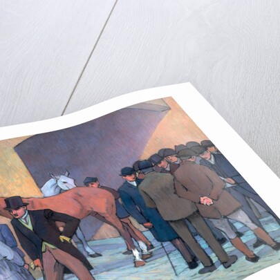 A Morning at Tattersall's by Robert Polhill Bevan