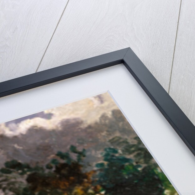 A View across the Artist's Garden from his House at Exmouth, Devonshire by Francis Danby