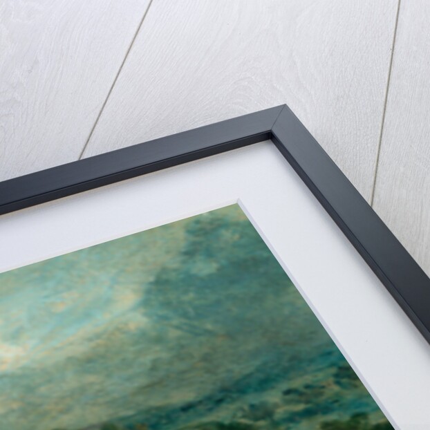 A Harvest Scene with Workers Loading Hay on to a Farm Wagon by James Ward