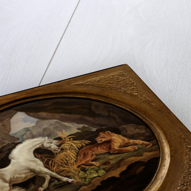 A Horse Frightened by a Lioness by Anonymous