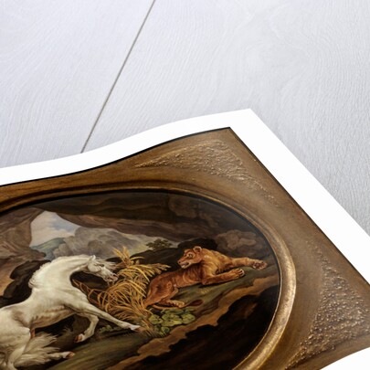 A Horse Frightened by a Lioness by Anonymous