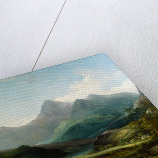 Snowdon from Capel Curig by Philippe-Jacques de Loutherbourg