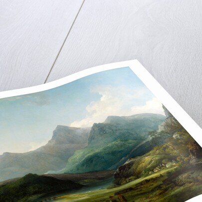 Snowdon from Capel Curig by Philippe-Jacques de Loutherbourg