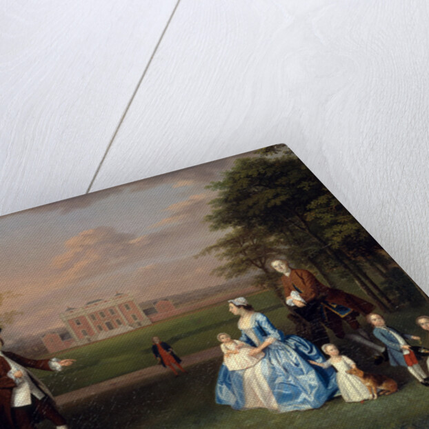 Robert Gwillym of Atherton and His Family Robert and Elizabeth Gwillym and their family, of Atherton Hall, Herefordshire by Arthur Devis