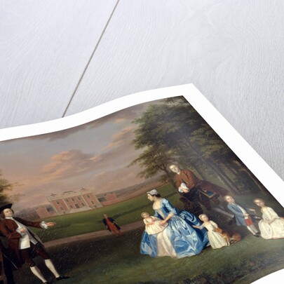Robert Gwillym of Atherton and His Family Robert and Elizabeth Gwillym and their family, of Atherton Hall, Herefordshire by Arthur Devis