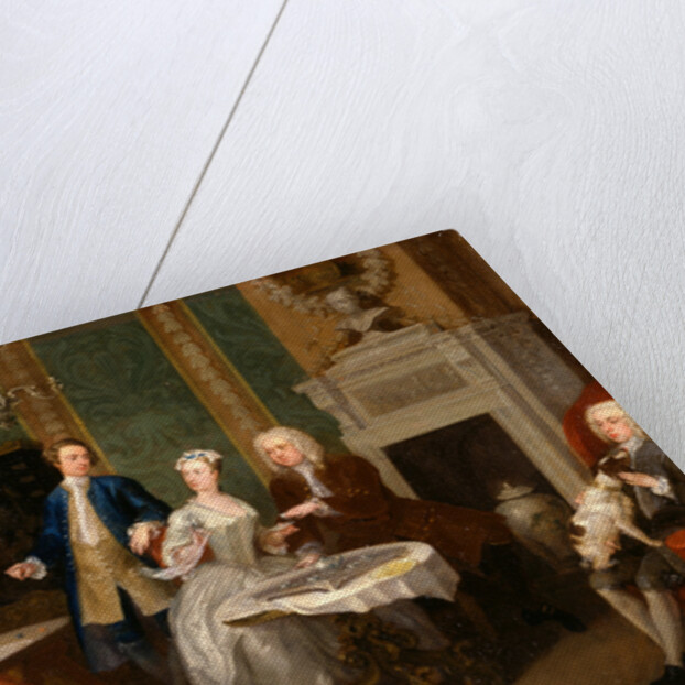 Portrait of a Family A Family Party by William Hogarth