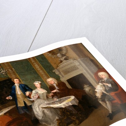 Portrait of a Family A Family Party by William Hogarth