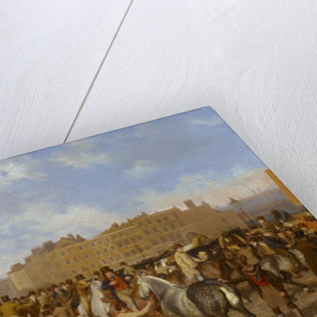 Old Smithfield Market, London by Jacques-Laurent Agasse