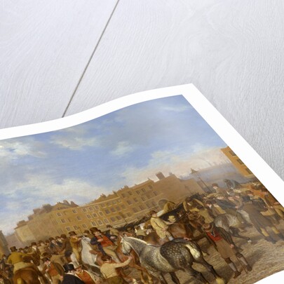 Old Smithfield Market, London by Jacques-Laurent Agasse