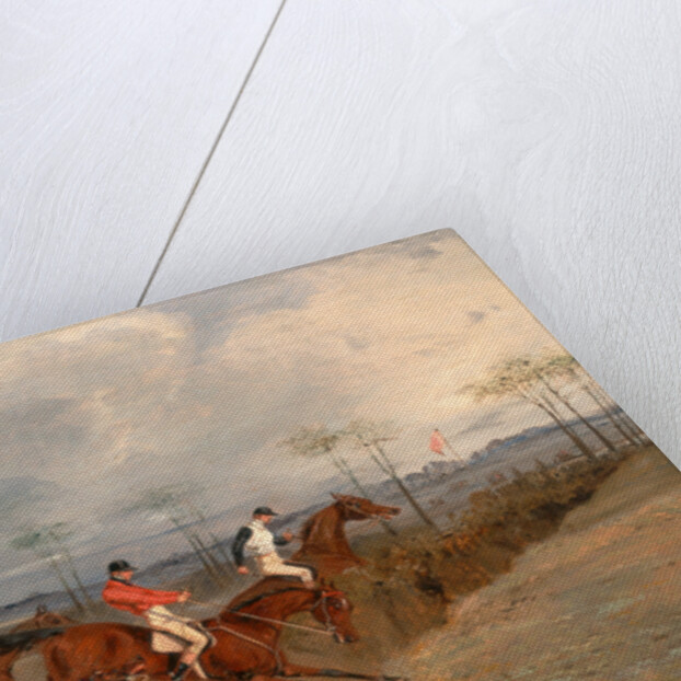 Scenes From a Steeplechase: Another Hedge A Steeplechase: Taking a Hedge and Ditch by Henry Thomas Alken