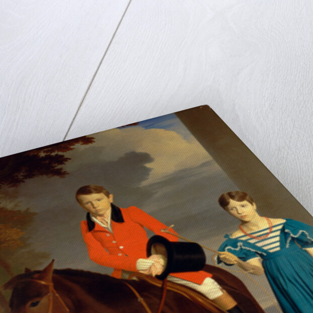 John Gubbins Newton and His Sister, Mary Newton by Robert Burnard