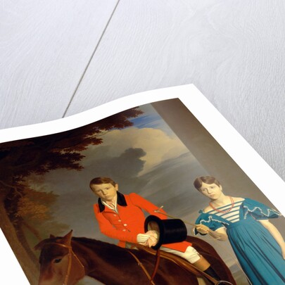 John Gubbins Newton and His Sister, Mary Newton by Robert Burnard