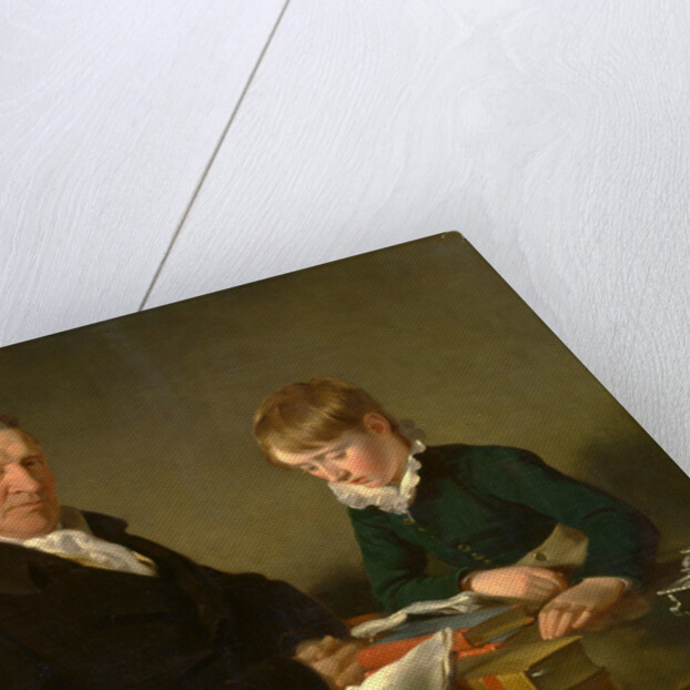 Francis Noel Clarke Mundy and His Grandson, William Mundy by Ramsay Richard Reinagle