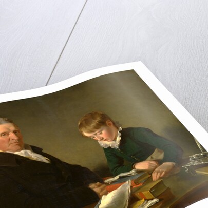 Francis Noel Clarke Mundy and His Grandson, William Mundy by Ramsay Richard Reinagle