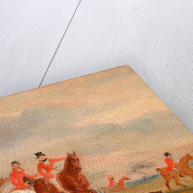 The Quorn Hunt: a Sketch of the Artist and his Friends Moving Off by John Ferneley