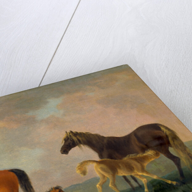 Mares and Foals, facing left by Sawrey Gilpin