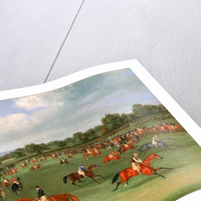 Epsom Races: Preparing to Start by James Pollard