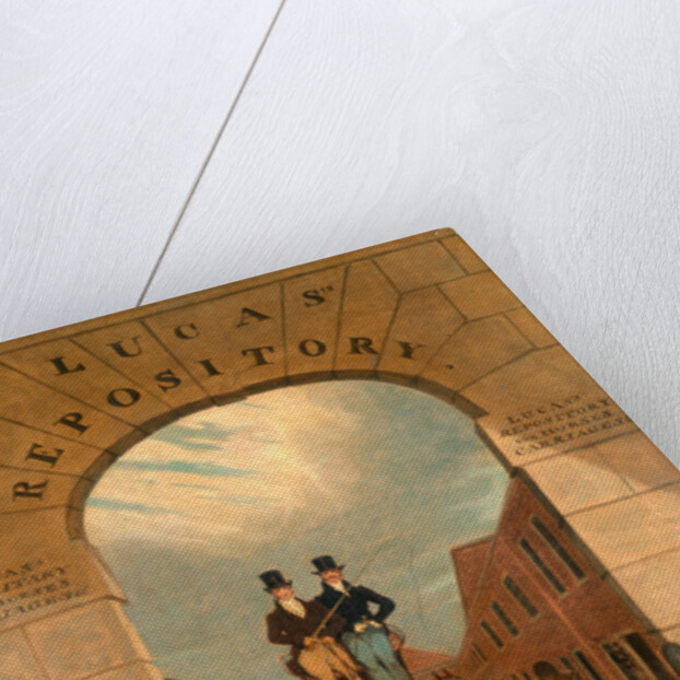 Schooling a Pair in a Brake at Lucas's Yard, Clerkenwell by James Pollard