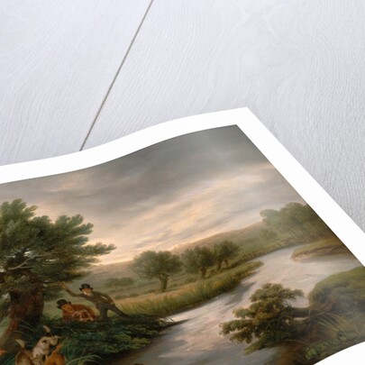 Spearing the Otter by Philip Reinagle