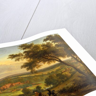 Bifrons Park, Kent Hunting Scene with Brifons Park in the Background by Perhaps Jan van der Vaardt